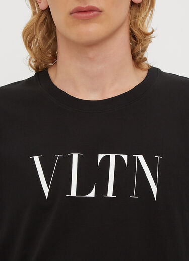 Valentino VLTN 프린트 티셔츠 Black val0133010