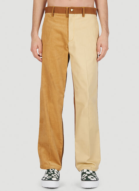 Marni x Carhartt Colour Block Panel Pants White mca0150012