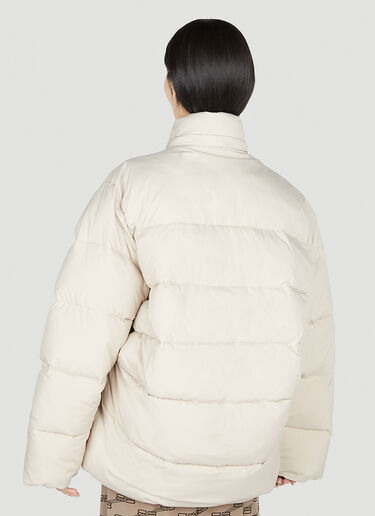 Balenciaga C-Shape Puffer Jacket Cream bal0251009