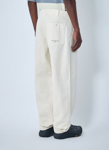 Stone Island Utility Cargo Trousers Ivory sto0164058