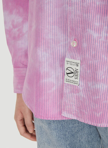 Aries Overdyed Oxford Shirt Pink ari0248016