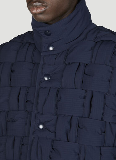 テックナイロンイントレチャートジレ Bottega Veneta テックナイロンイントレチャートジレ ネイビー bov0155001