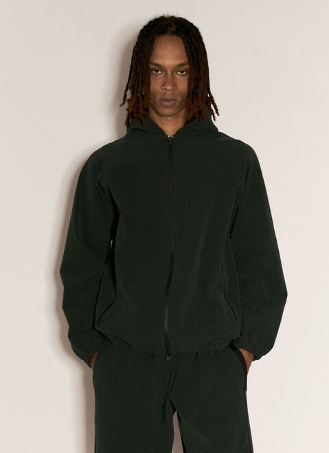 Maison Margiela Textured Hooded Sweatshirt Black mla0155005
