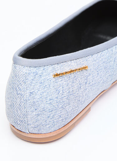 Alexander Wang Billie Ballerina Flats Blue awg0256017