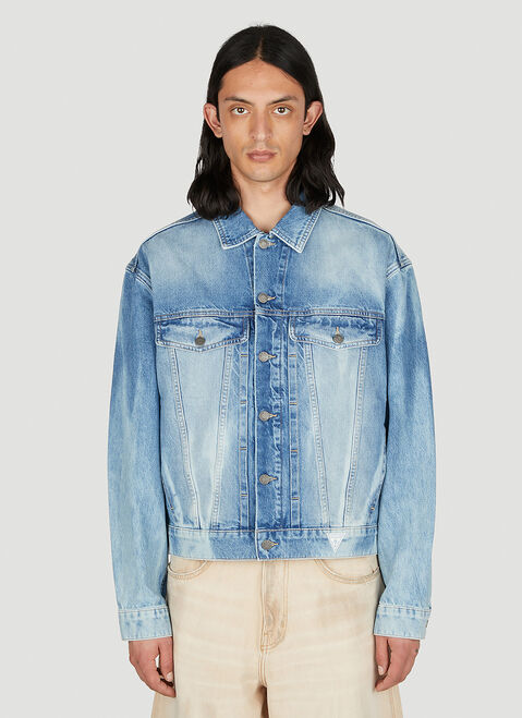 Guess USA ヴィンテージ デニムジャケット ブラック gue0154005