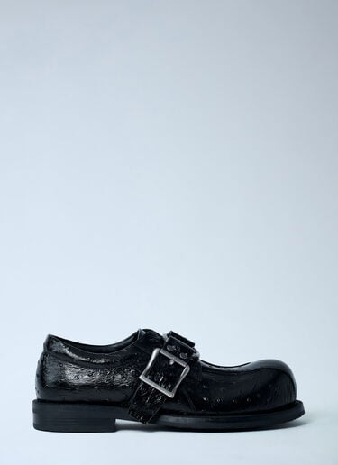 O Ring Leather Shoes Martine Rose O Ring Leather Shoes Black mtr0162020