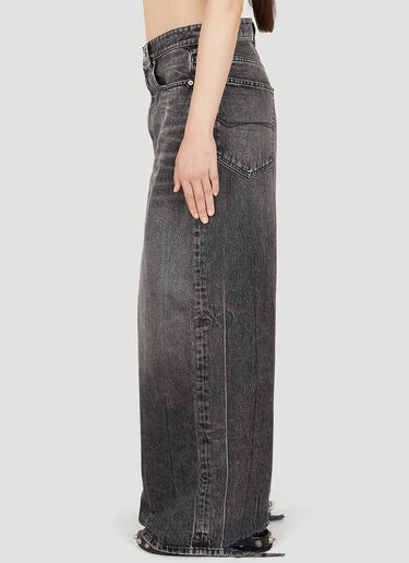 Balenciaga Destroyed Low Crotch Jeans Black bal0248063