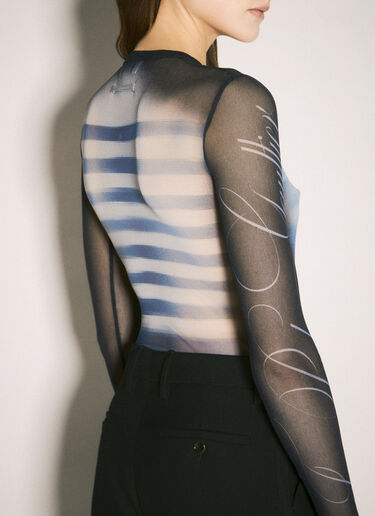 Jean Paul Gaultier Le Mâle Long-Sleeve Bodysuit Navy jpg0259002
