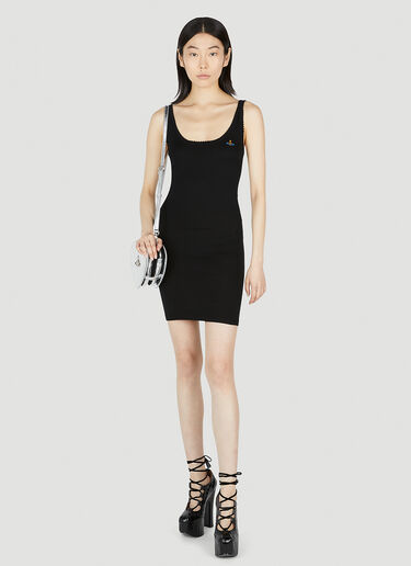 Vivienne Westwood 자수 오브 드레스 블랙 vvw0252010