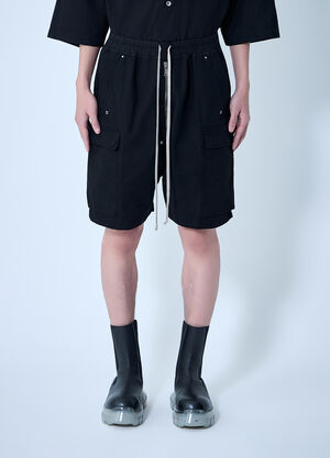 Rick Owens DRKSHDW Cargobela Shorts Black drk0164015