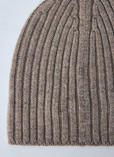 Acne Studios Logo Motif Beanie Hat Grey acn0159030