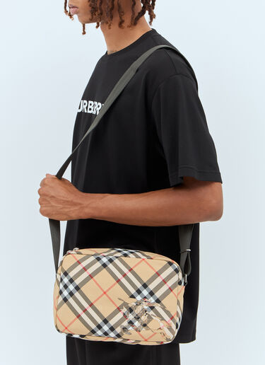 Burberry 格纹斜挎包 米色 bur0157042