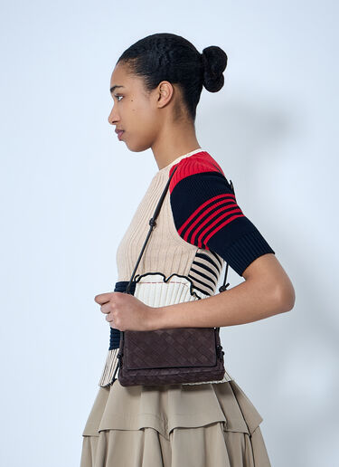 Bottega Veneta Notturno 翻盖手拿包 棕色 bov0263029