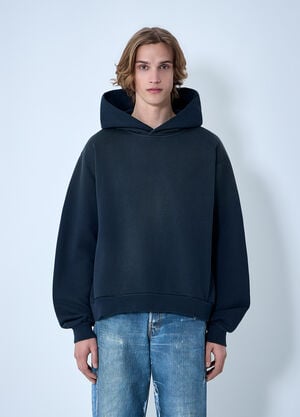 Acne Studios Logo Hooded Sweatshirt Black acn0364037