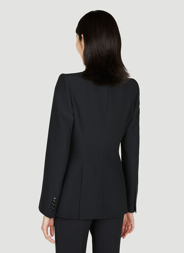 Alexander McQueen Single Breasted Blazer Black amq0251086