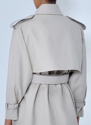 Max Mara Double-Breasted Trench Coat Beige max0264305