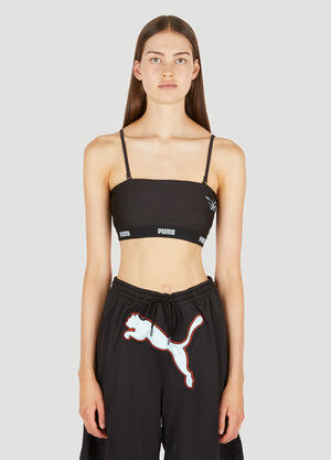 Puma x Dua Lipa Logo Tape Crop Top White pdl0250020