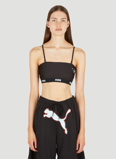 Puma x Dua Lipa Logo Tape Crop Top Black pdl0250010