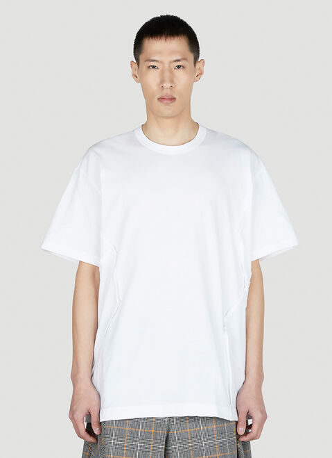 Comme des Garçons Homme Plus x Nike 크루넥 반소매 티셔츠 화이트 cgh0154002