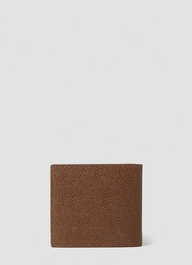 Thom Browne 三道条纹双折钱包 棕色 thb0151020