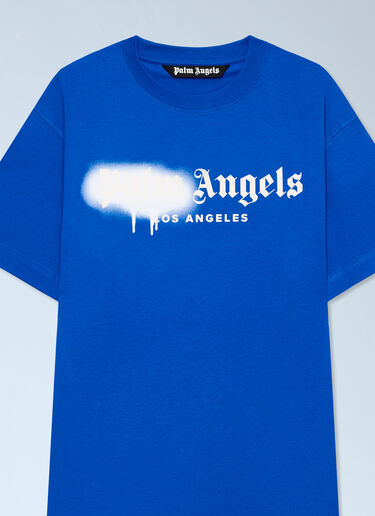 Spray LA T-Shirt Palm Angels Spray LA T-Shirt Blue pma0162127