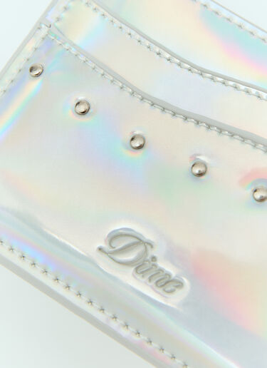 Dime Studded Cardholder Silver dmt0154028