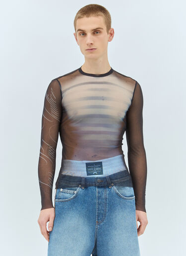Jean Paul Gaultier Le Mâle Crewneck Top Navy jpg0159001