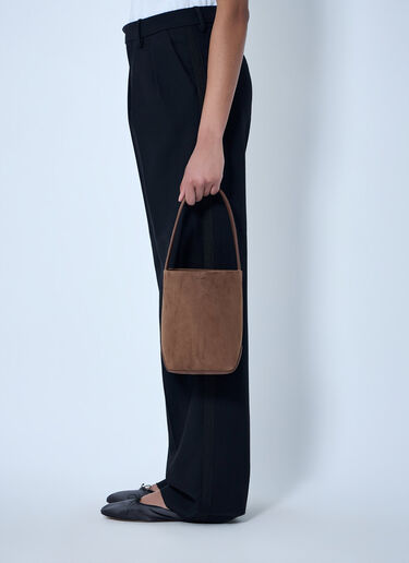 The Row Small N/S Park Edge Tote Bag Brown row0264093