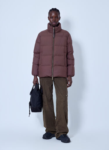 LN-CC® - Moncler: Vivantesse Short Down Jacket - Burgundy Moncler Vivantesse Short Down Jacket Burgundy mon0266032