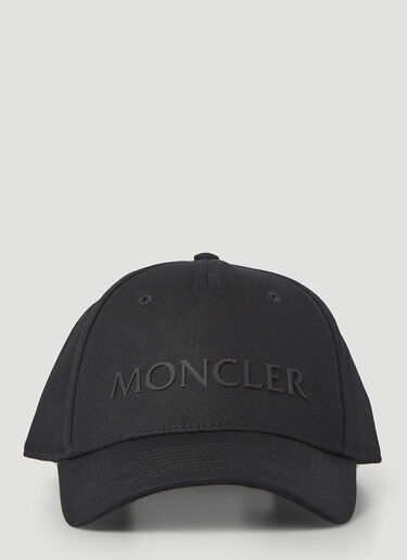 Moncler Logo Baseball Cap Black mon0146043
