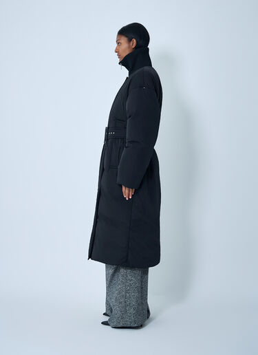 Sportmax Belted Quilted Coat Black spx0262021