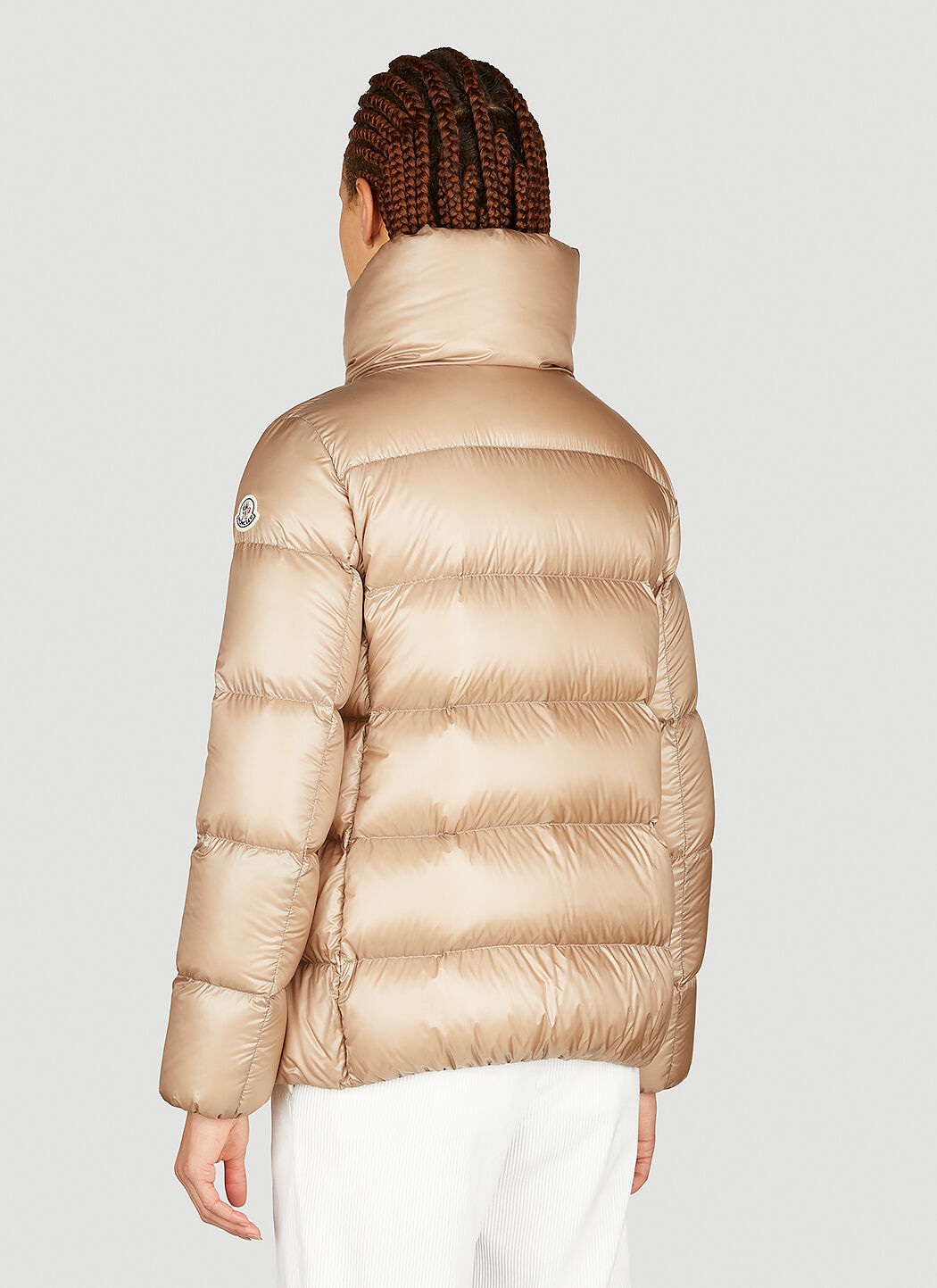 Moncler Cochevis Short Down Jacket in Beige LN CC