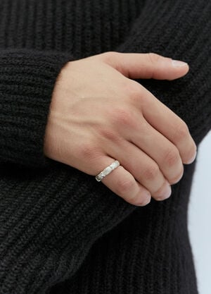 Bleue Burnham Bound Willow Band Ring Silver bbm0354003