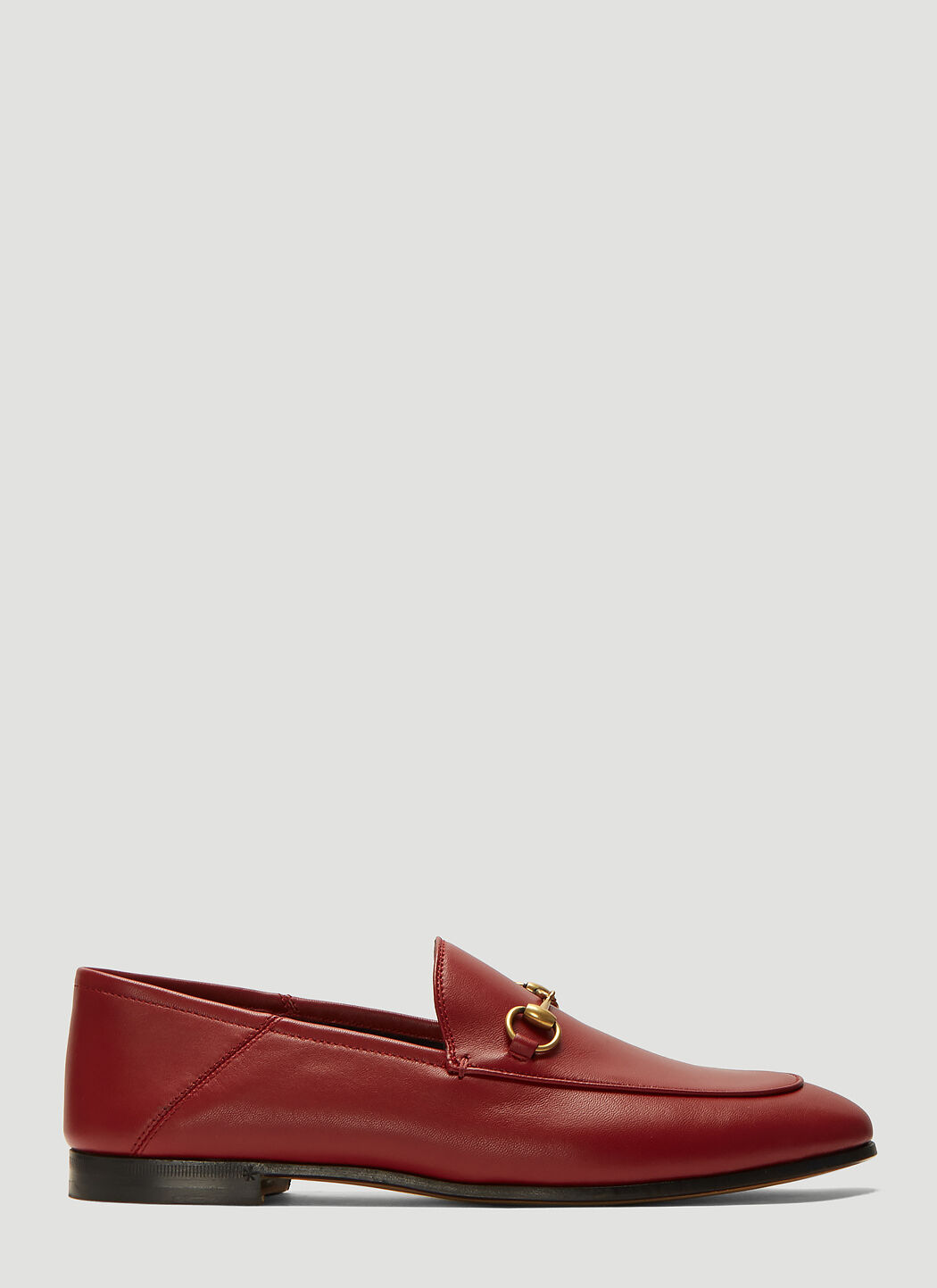 Red shop loafers gucci