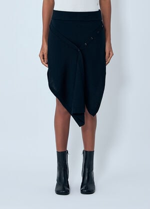 Lemaire Buttoned Skirt Black lem0264017