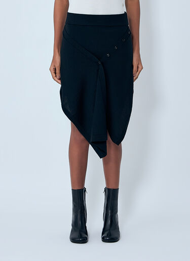 Lemaire Buttoned Skirt Black lem0264017