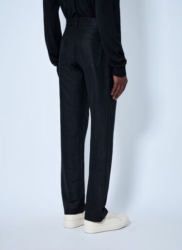 Rick Owens Straight-Leg Denim Trousers Black ric0165072