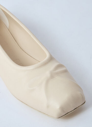Marni Dancer Ballerina Flats Cream mni0260001