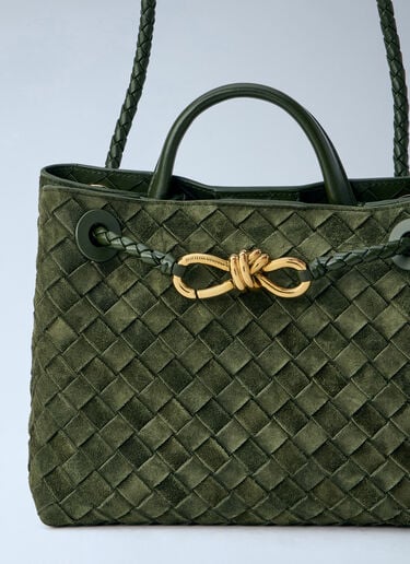 LN-CC® - Bottega Veneta: Small Andiamo Handbag - Green Bottega Veneta Small Andiamo Handbag Green bov0265018