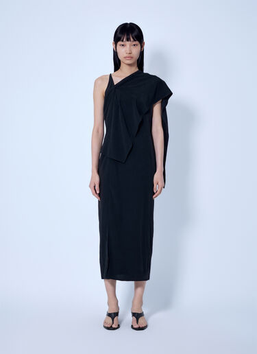 Yohji Yamamoto Strap Slim Fit Dress Black yoy0263017