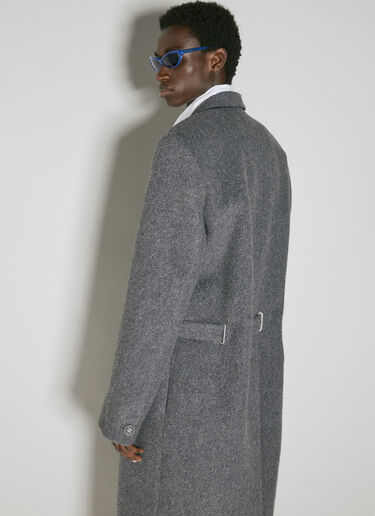 Y/Project Y Belt Brushed Wool Coat Grey ypr0153001