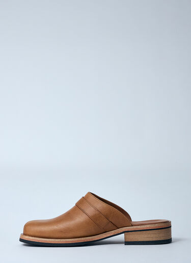 Our Legacy Camion Mules Brown our0360017