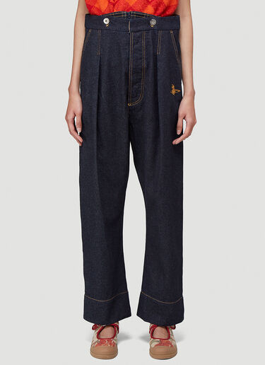 Vivienne Westwood Corset Jeans Black vvw0243003
