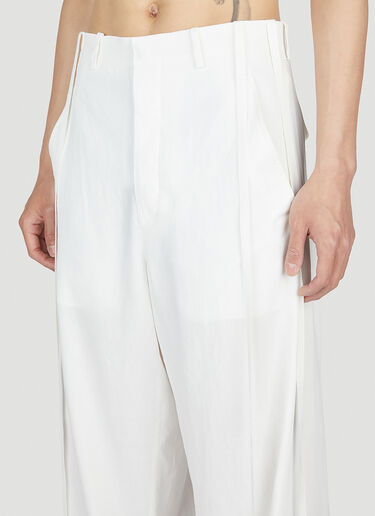 Ann Demeulemeester Leon Pants White ann0152003