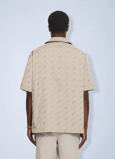 LN-CC® - Off-White: Owr Cotnyl Jacq Bowl Shirt - Multicolor Off-White Owr Cotnyl Jacq Bowl Shirt Multicolor ofw0164195