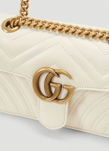 Gucci GG Marmont Matelassé Mini Bag White guc0239093