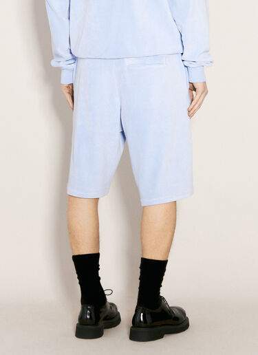 Martine Rose 毛圈布短裤  蓝色 mtr0156012