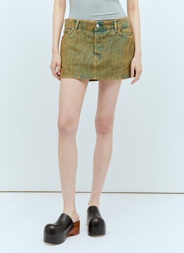 牛仔灯芯绒迷你半裙 Acne Studios 牛仔灯芯绒迷你半裙 黄色 acn0256028