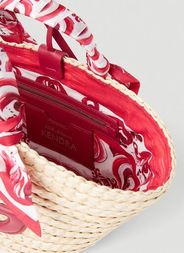 Dolce & Gabbana Kendra Beach Tote Bag Red dol0253031