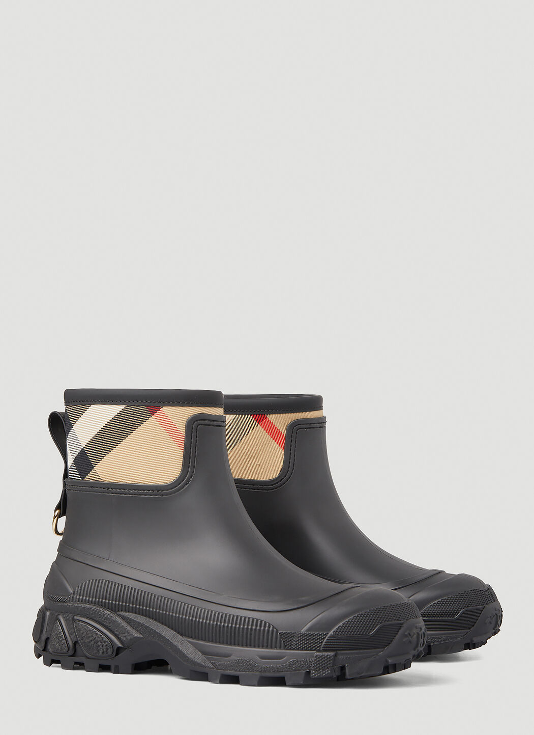 Burberry rain boots mens black sale